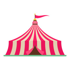 Striped Circus Tent Carnival Festival Pavilion