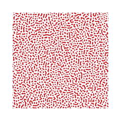 Seamless red leopard print tileable ilustration template 