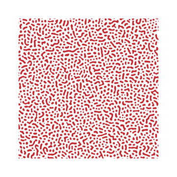Seamless red leopard print tileable ilustration template 