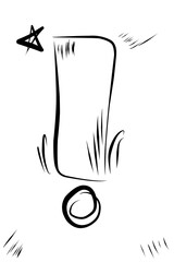 cat and mouse on white