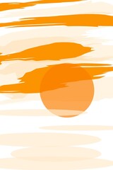 abstract background with orange