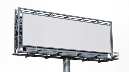Obraz premium Large blank advertising billboard