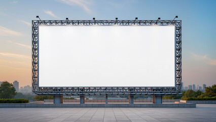 Obraz premium blank billboard on the street