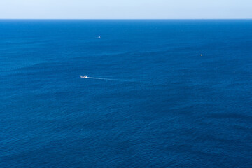 sailing fishing boat on the sea