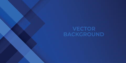 Abstract dark Blue gradient triangle geometric Border copy space business background