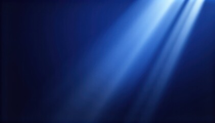 Celestial Beams: Majestic shafts of light cascade through a deep blue expanse, creating an atmosphere of wonder and serenity. Capturing the divine radiance and ethereal ambiance.