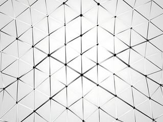 Geometric pattern of intersecting black lines on white background isolated on white background