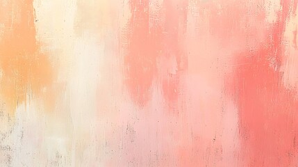 Soft Pastel Pink and Beige Abstract Brushstroke Texture, Romantic Hand Painted Watercolor Style Background for Wedding and Feminine Branding