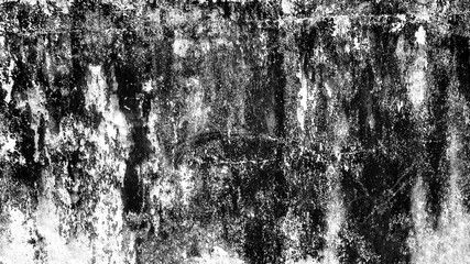Obraz premium Black and white grunge texture with abstract weathered patterns