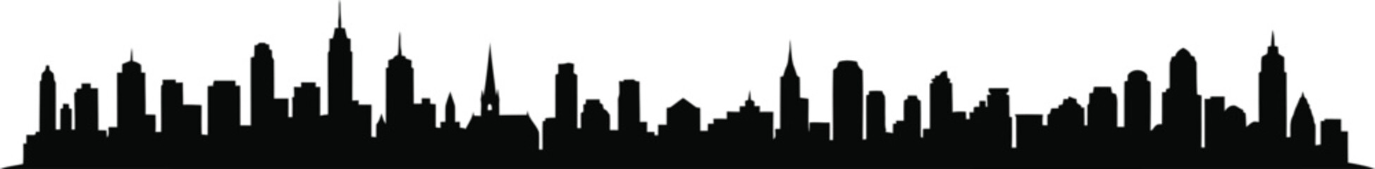 Cityskylinesilhouettesilhouettesofcitybuildingsurbanlandscapenobrands