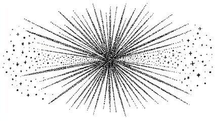 Obraz premium Abstract sunburst artwork designed for creative, commercial and editorial use.