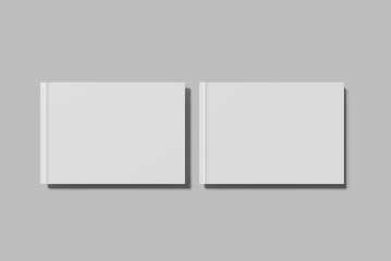 A5 Magazine Blank Mockup 3d