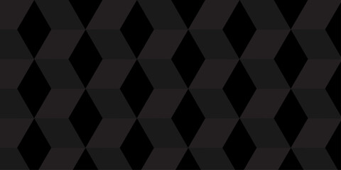 Fototapeta premium Seamless geometric pattern isometric cubic. Mosaic cube pattern vector tile blank wallpaper. 