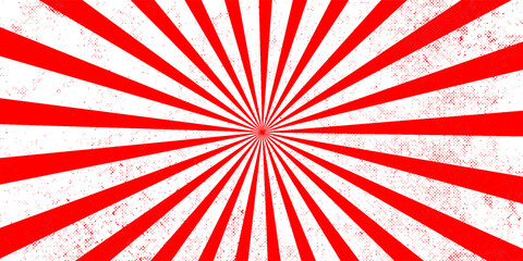 Fototapeta premium red Sunburst for the background. flag of japanese. The rising sun.