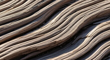 Wavy Brown Lines Pattern Texture Background.