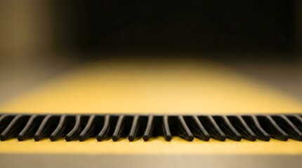 Abstract Black and Yellow Linear Pattern