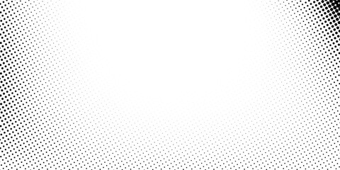 Black and White Dots  Halftone effect. Gradient. Vector eps 10