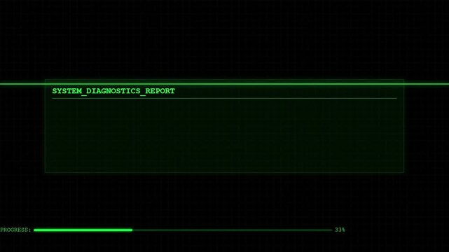 green screen interface loop hd with web design elements.
