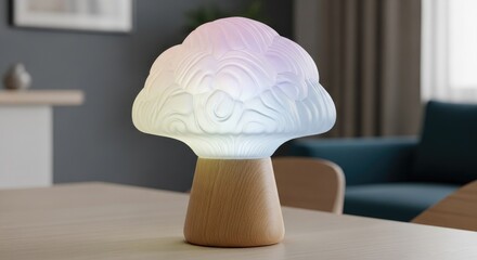 Elegant Mushroom Lamp for Cozy Home Decor.