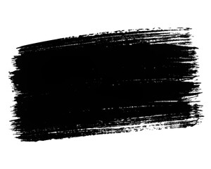 Textured chalk brush stroke graphic resource with rough edges isolated on transparent background for design transparent background