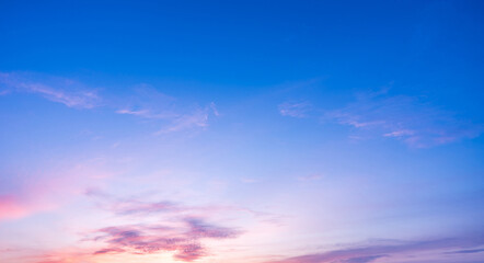 Obraz premium Soft dramatic sunrise purple sky, Nature Colorful background