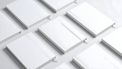 White Blank Business Cards on Display.