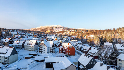 Luftbildaufnahme Braunlage im Harz