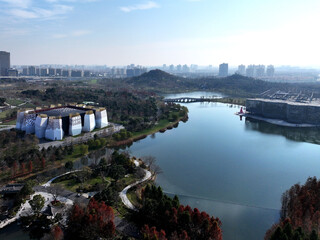 view of the river in the morning