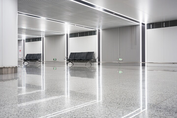 Modern and clean waiting hall