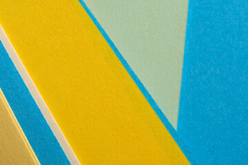 Fototapeta premium Vibrant colors blend in a dynamic paper composition showcasing shapes