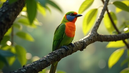 Obraz premium red and yellow macaw