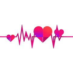 Creative Valentine Heart Illustration for Romantic Background, Generative AI
