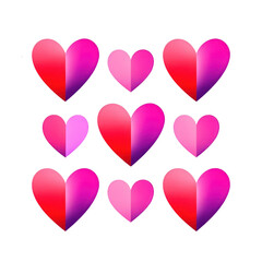 Creative Valentine Heart Illustration for Romantic Background, Generative AI