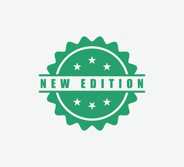 New Edition letter rubber stamp template