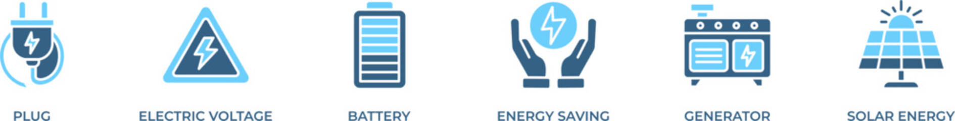 Electricity banner web icon vector illustration concept with icon