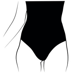 Woman bikini vector image