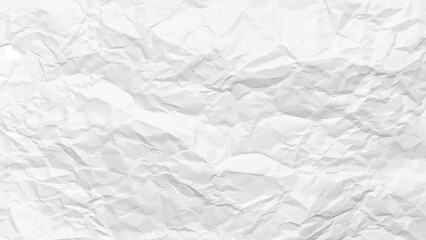Obraz premium White clean crumpled paper