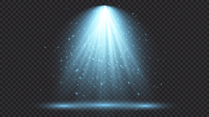 Lighting with spotlight illumination effects