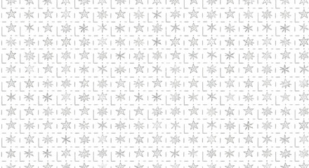 hand-drawn stars forming a textured seamless pattern on a clean white background perfect for minimalist design textile prints digital paper.