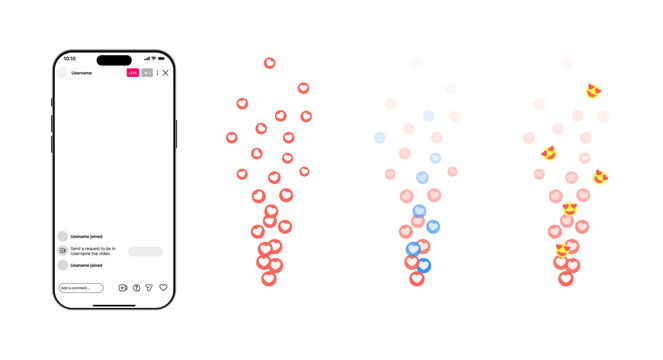 Instagram Live mockup template with updated 2025 grid size. New Instagram Reel frame layout featuring iPhone 16 Pro Max mockup design for social media app UI.