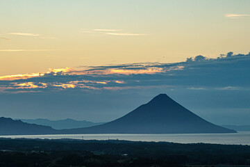 元旦の中原公園から見た風景