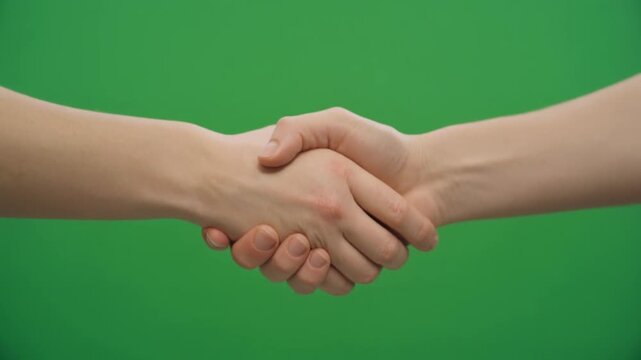 buatkan prompt video fotage animasi jabat tangan, tos tosan, hanya terlihat tangan aja, green screen, dengan kualitas tinggi, agar tidak terkena quailty isues dan menghindari simmiliar konten. dengan 