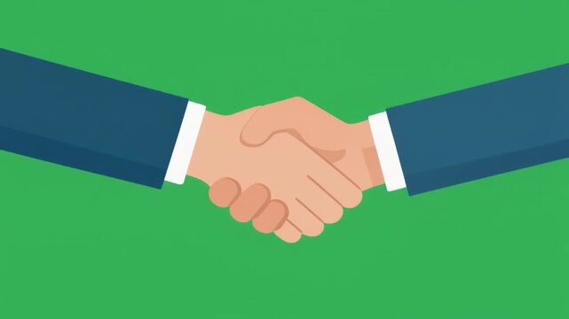 buatkan prompt video fotage animasi jabat tangan, tos tosan, hanya terlihat tangan aja, green screen, dengan kualitas tinggi, agar tidak terkena quailty isues dan menghindari simmiliar konten. dengan 