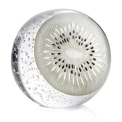 kiwi fruit isolated on white background