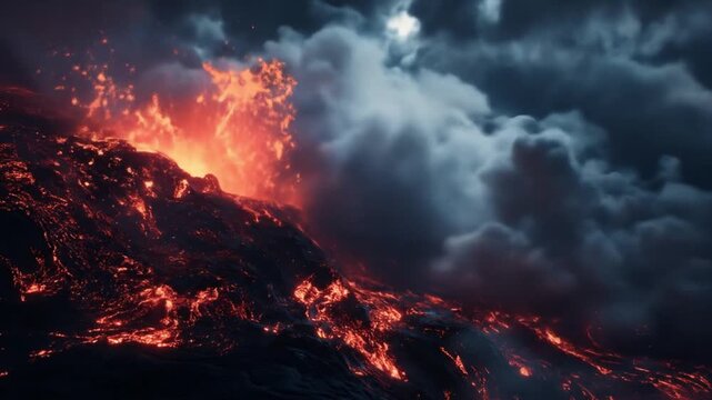 active volcanic eruptions are very hot