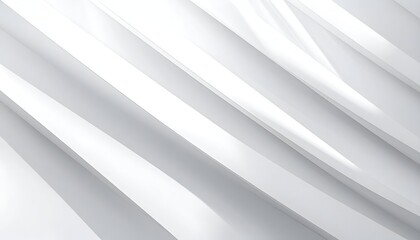 Obraz premium A wavy, glossy white surface creates an elegant, minimalist aesthetic with smooth, flowing lines