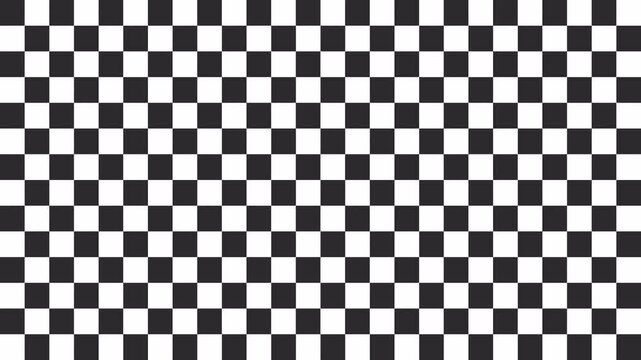checkerboard glitch animation. 4k video