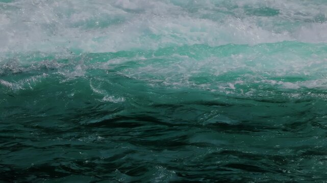 Mountain River Beautiful Nature Norway natural landscape. Lovatnet lake (also Loenvatnet) is a lake in the municipality of Stryn in Vestland county, Norway.