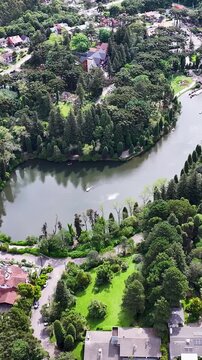 Gramado Brazil. Lago Negro At Gramado In Rio Grande Do Sul Brazil. State Park Landscape. Tourism Travel. Nature Park. Lago Negro At Gramado In Rio Grande Do Sul Brazil. Botanical Scenery.