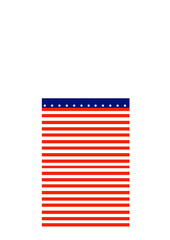american flag vector illustration